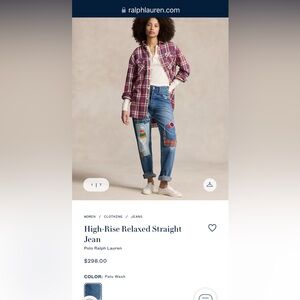 Ralph Lauren Patchwork Jeans